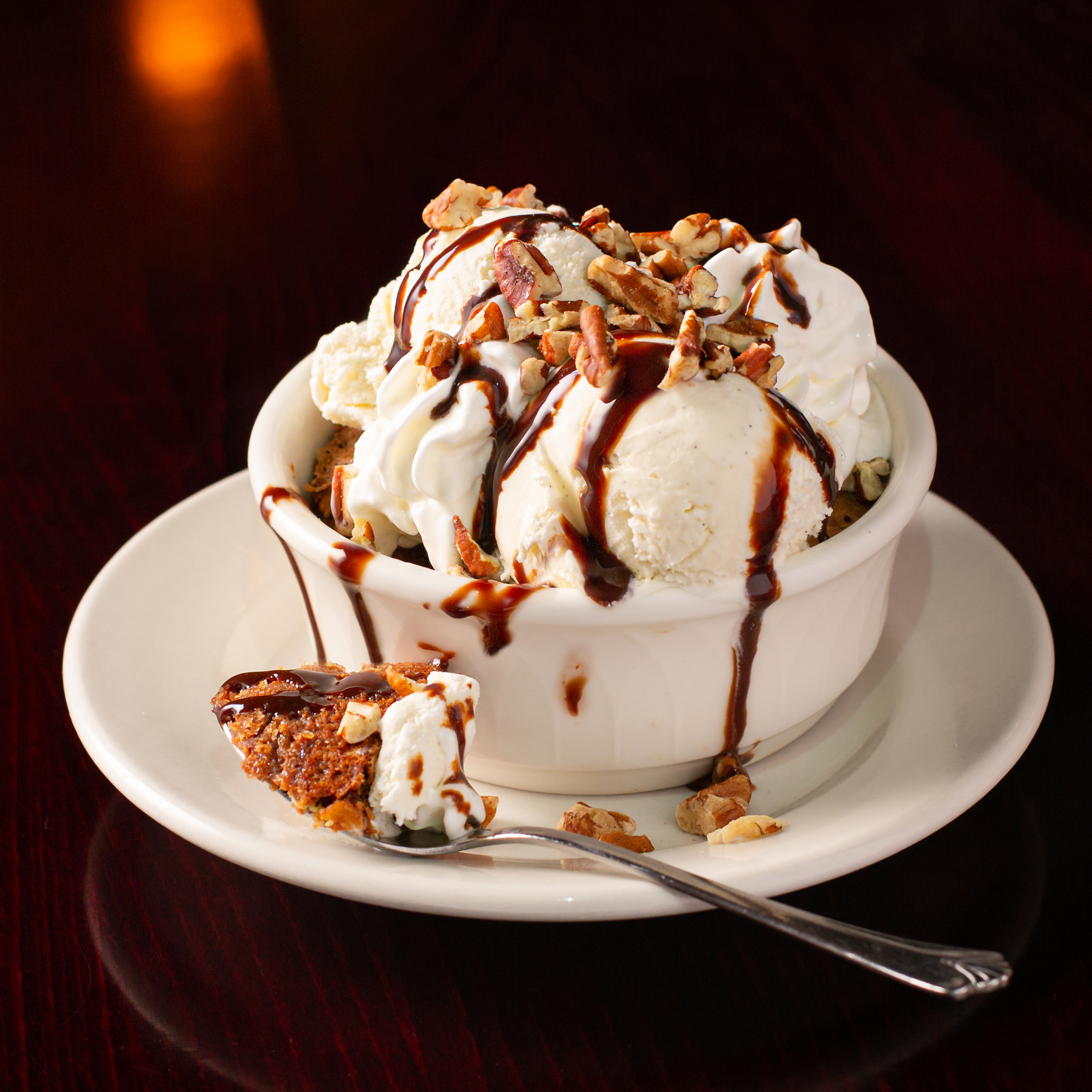 Chocolate Brownie Sundae